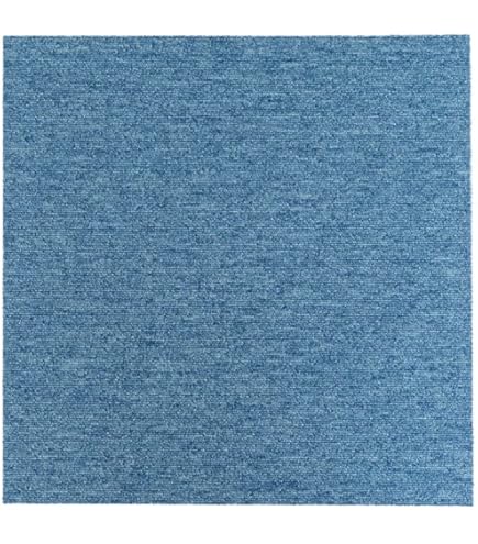 防炎タイルカーペット ブルー 50×50cm 30枚 ブルー タイルカーペット 50×50 防炎 国産 日本製 洗える 安い カットOK 制電